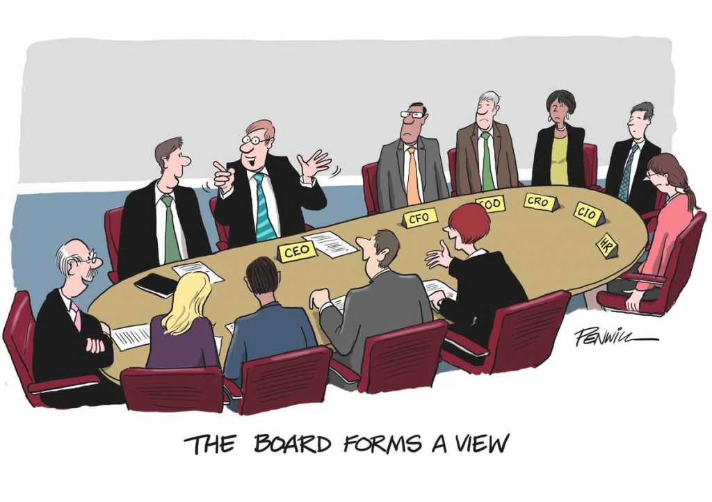 The way boards involve the management team in board meetings could often be better