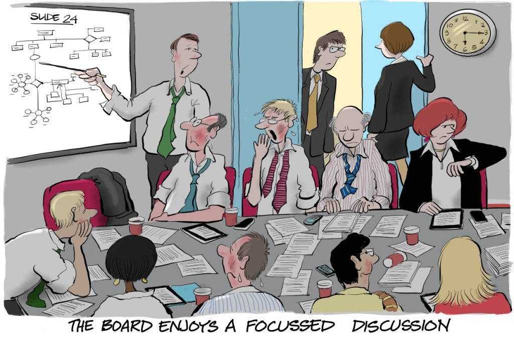 Thinking through the practicalities of making the board meeting work well